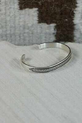 Navajo Sterling Silver Bracelet - Bruce Morgan - High Lonesome Trading