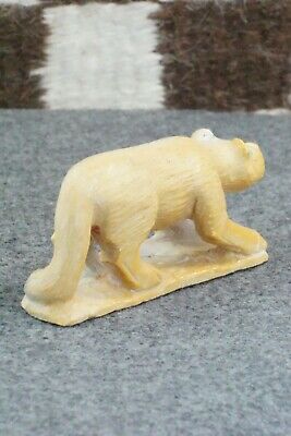 Mountain Lion Zuni Fetish Carving - Derrick Kaamasee