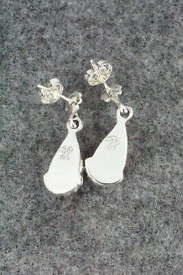 Spiny Oyster & Sterling Silver Earrings - Judy Largo