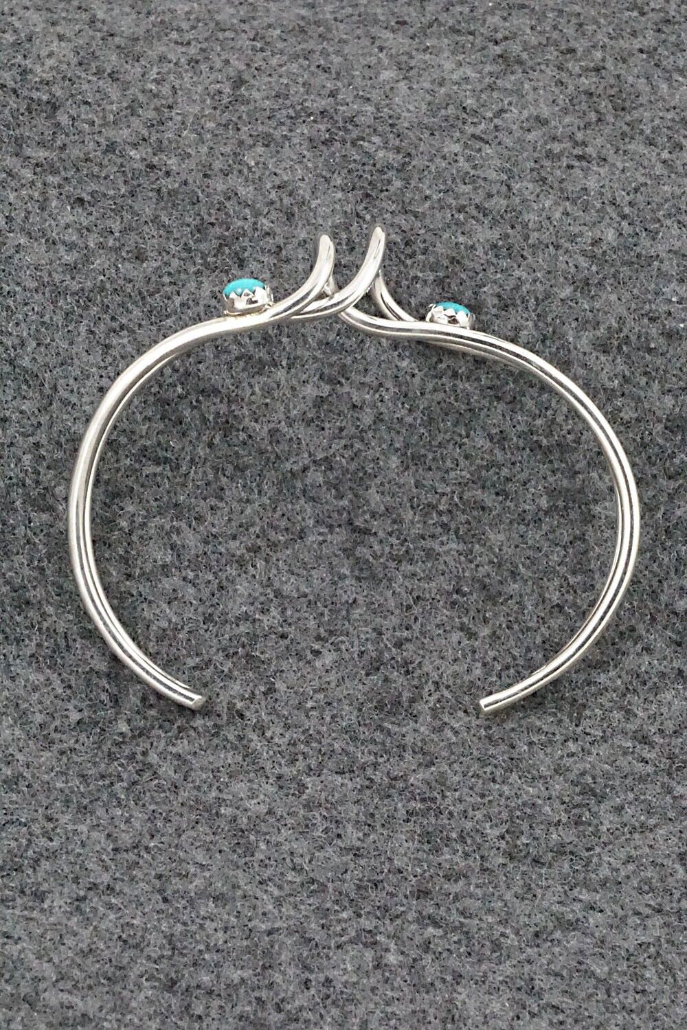Turquoise & Sterling Silver Bracelet - Yolanda Skeets