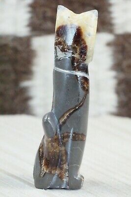 Cat Zuni Fetish Carving - Kenny Chavez