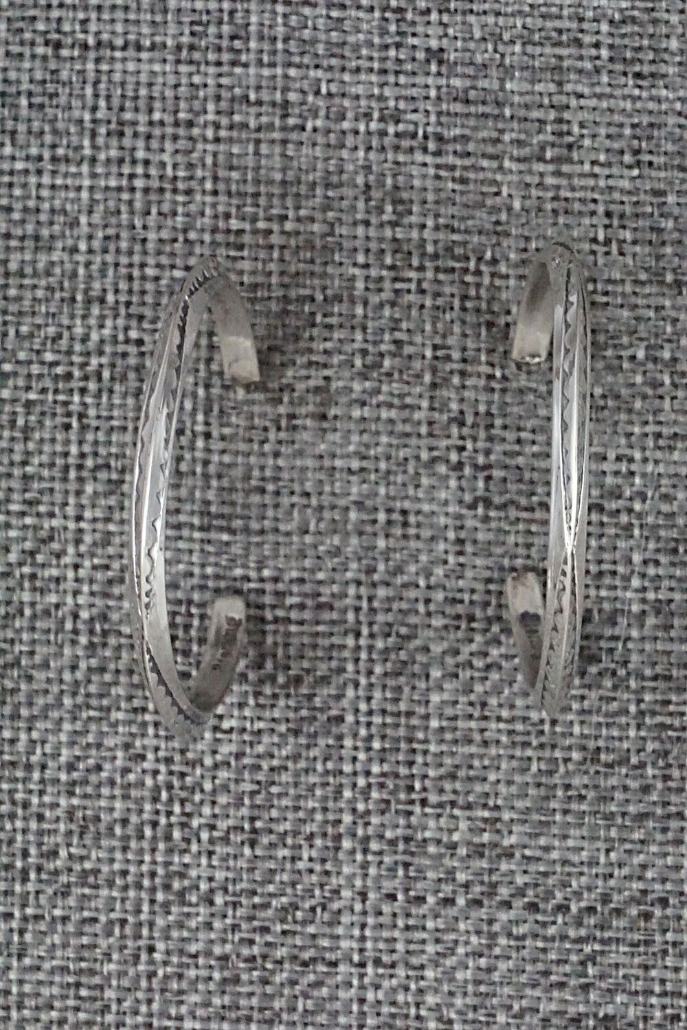 Sterling Silver Hoop Earrings - Elaine Tahe