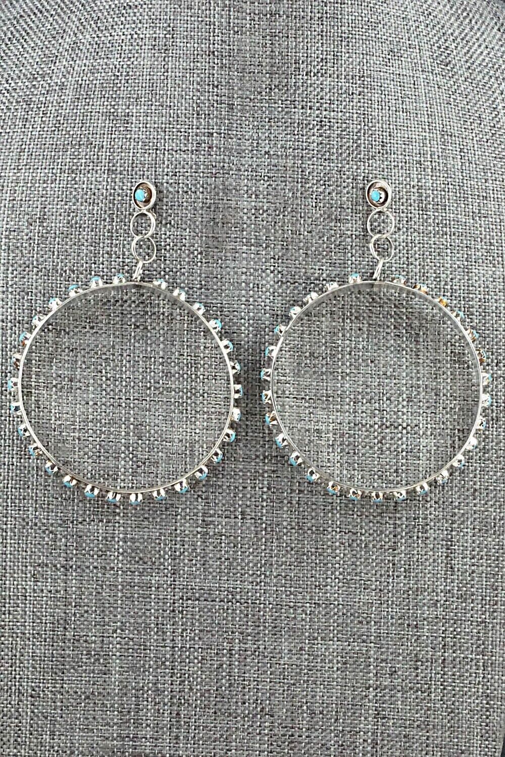 Turquoise & Sterling Silver Earrings - Joanne Cheama