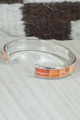 Spiny Oyster & Sterling Silver Bracelet - Ricky Booqua