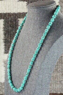 Turquoise & Sterling Silver Necklace - Navajo
