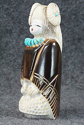 Corn Maiden Zuni Fetish Carving - Claudia Peina