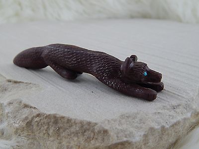 Coyote Zuni Fetish Carving - Wilfred Cheama - High Lonesome Trading