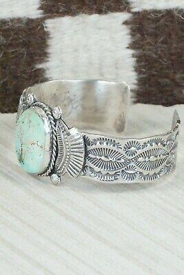 Turquoise & Sterling Silver Bracelet - Garrett Hale - High Lonesome Trading