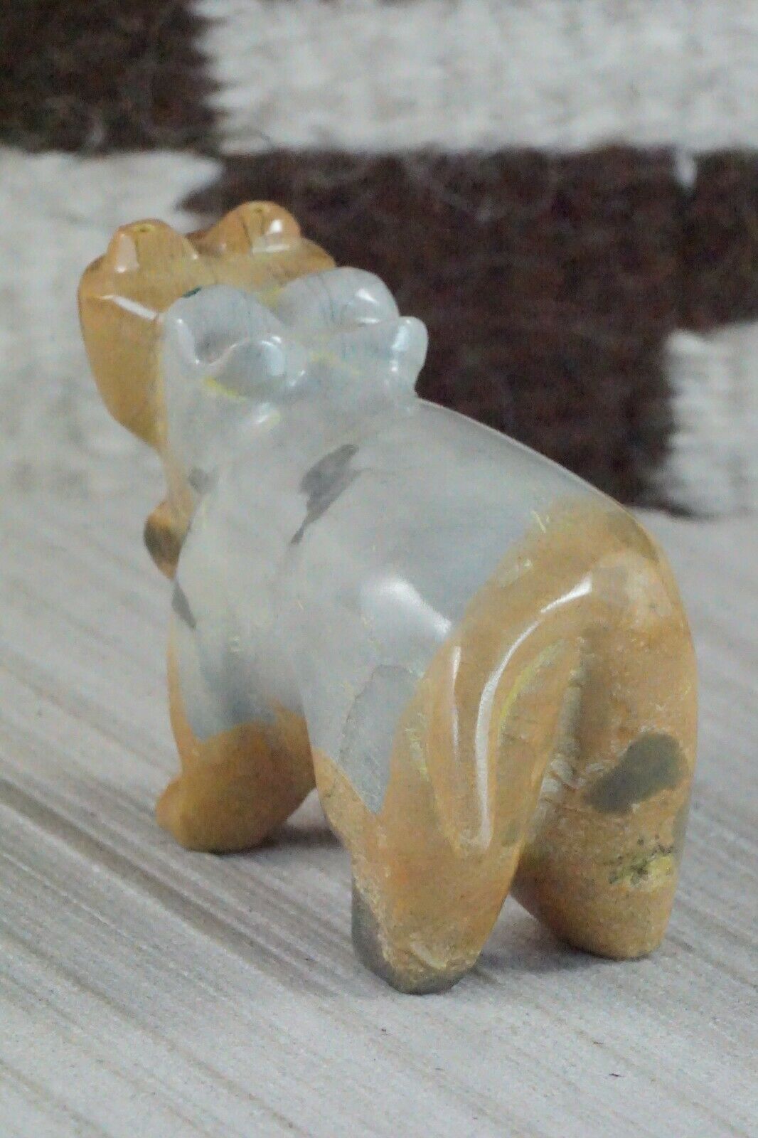 Hippo Zuni Fetish Carving - Enrike Leekya