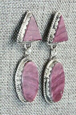 Spiny Oyster & Sterling Silver Earrings - Selina Warner