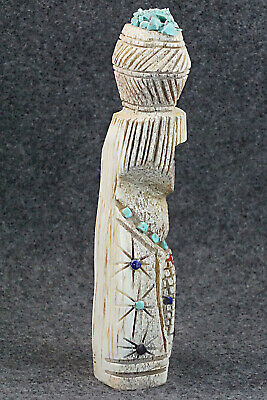 Corn Maiden Zuni Fetish Carving - Carl Etsate