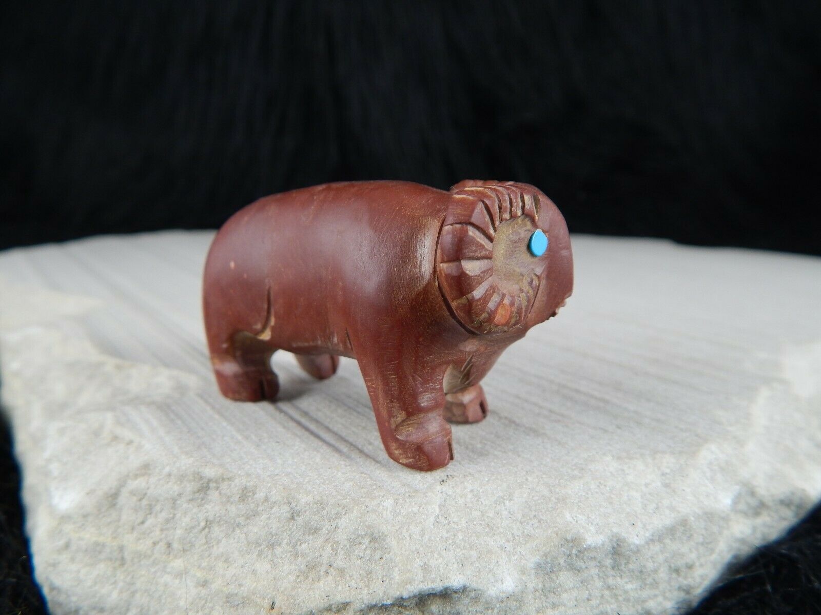 Ram Zuni Fetish Carving - Cody Nastacio - High Lonesome Trading