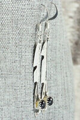 Onyx & Sterling Silver Earrings - John James