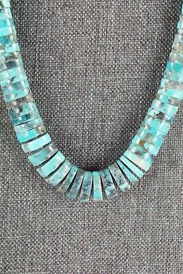 Turquoise & Sterling Silver Necklace - Joann Garcia