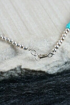 Navajo Turquoise & Sterling Silver Necklace - Native American