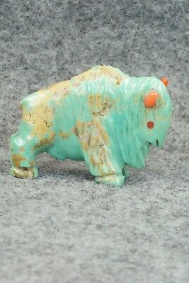 Buffalo Zuni Fetish Carving - Andres Quandelacy