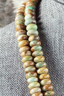 Turquoise & Sterling Silver Necklace - Navajo