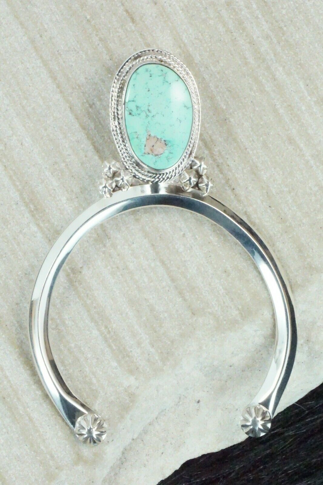 Turquoise & Sterling Silver Naja - Clarence Long