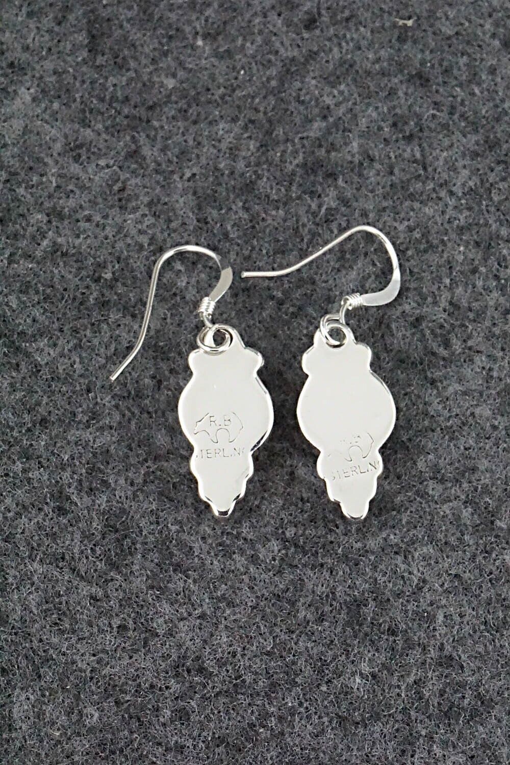 Opalite & Sterling Silver Earrings - Adelarae Yazzie