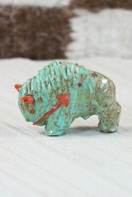 Buffalo Zuni Fetish Carving - Andres Quandelacy
