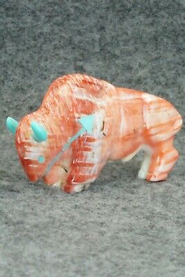 Buffalo Zuni Fetish Carving - Andres Quandelacy