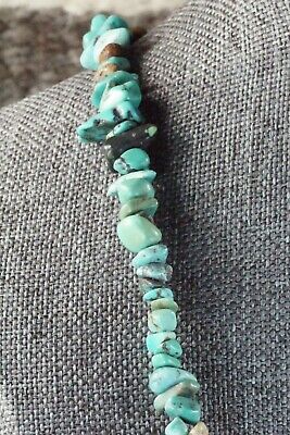 Turquoise & Sterling Silver Necklace - Navajo