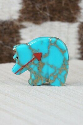 Bear Zuni Fetish Carving - Kevin Quam - High Lonesome Trading