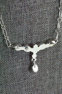 Turquoise & Sterling Silver Necklace - Loretta Smith