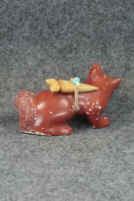 Wolf Zuni Fetish Carving - Albert Eustace