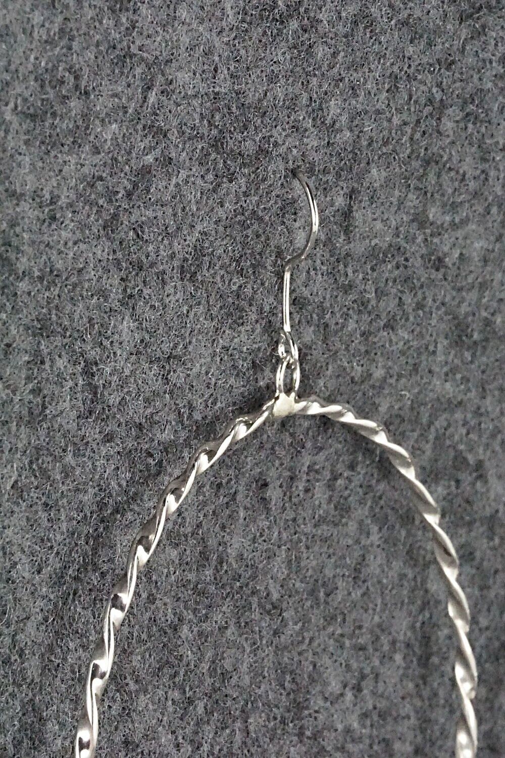 Sterling Silver Hoop Earrings - Elaine Tahe