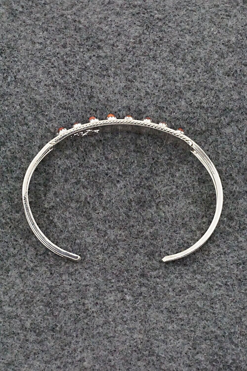 Coral & Sterling Silver Bracelet - Susie Livingston