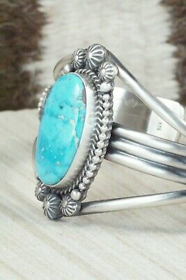 Turquoise & Sterling Silver Bracelet - Michael Calladitto