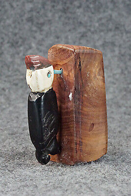 Woodpecker Zuni Fetish Carving - Justin Red Elk
