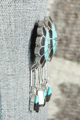 Turquoise & Sterling Silver Earrings - Harley Dickson