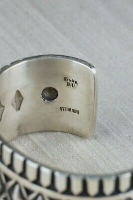 Navajo Sterling Silver Bracelet - Elvira Bill - High Lonesome Trading