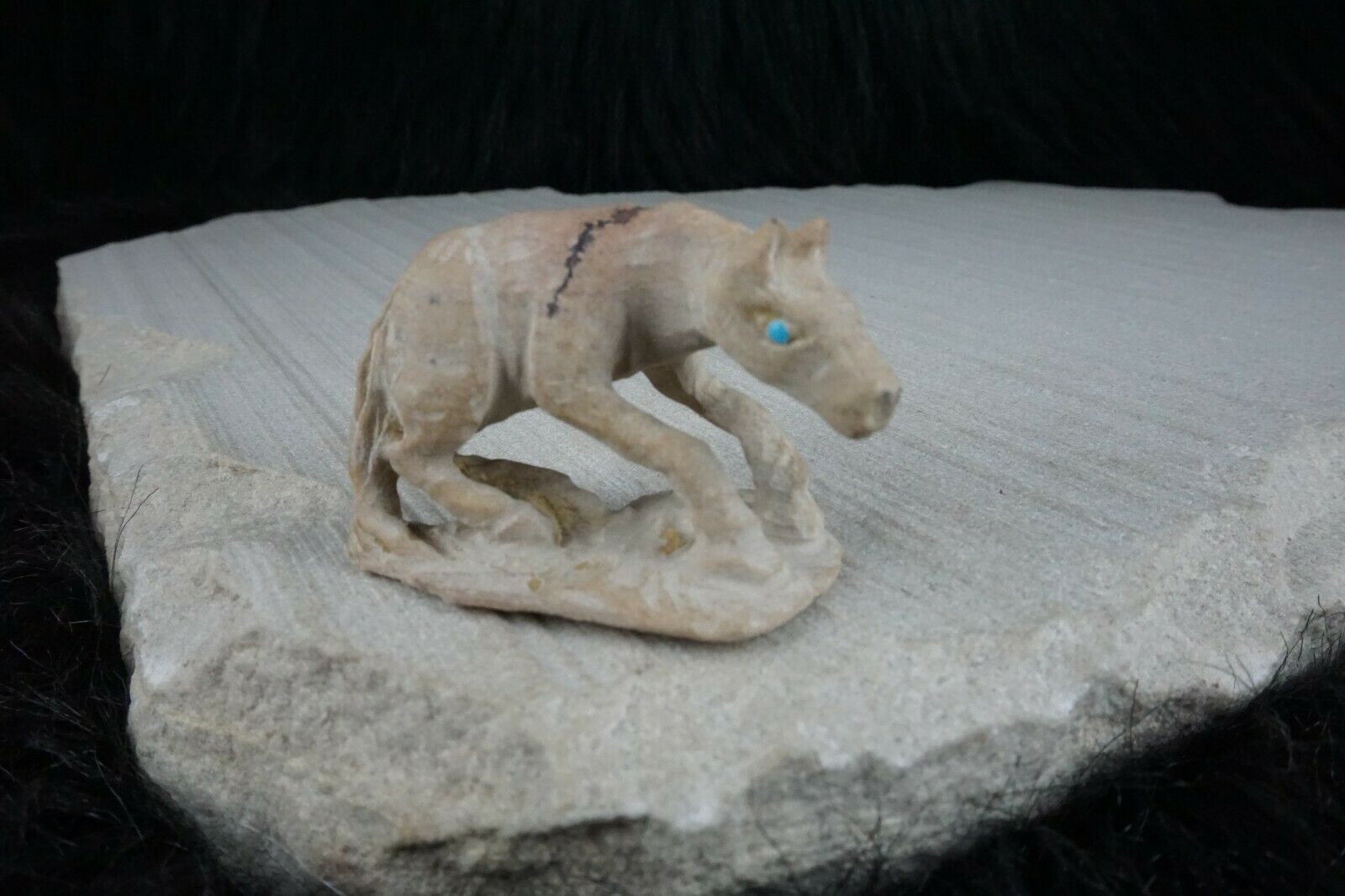 Horse Zuni Fetish Carving - Jerrold Lahaleon - High Lonesome Trading