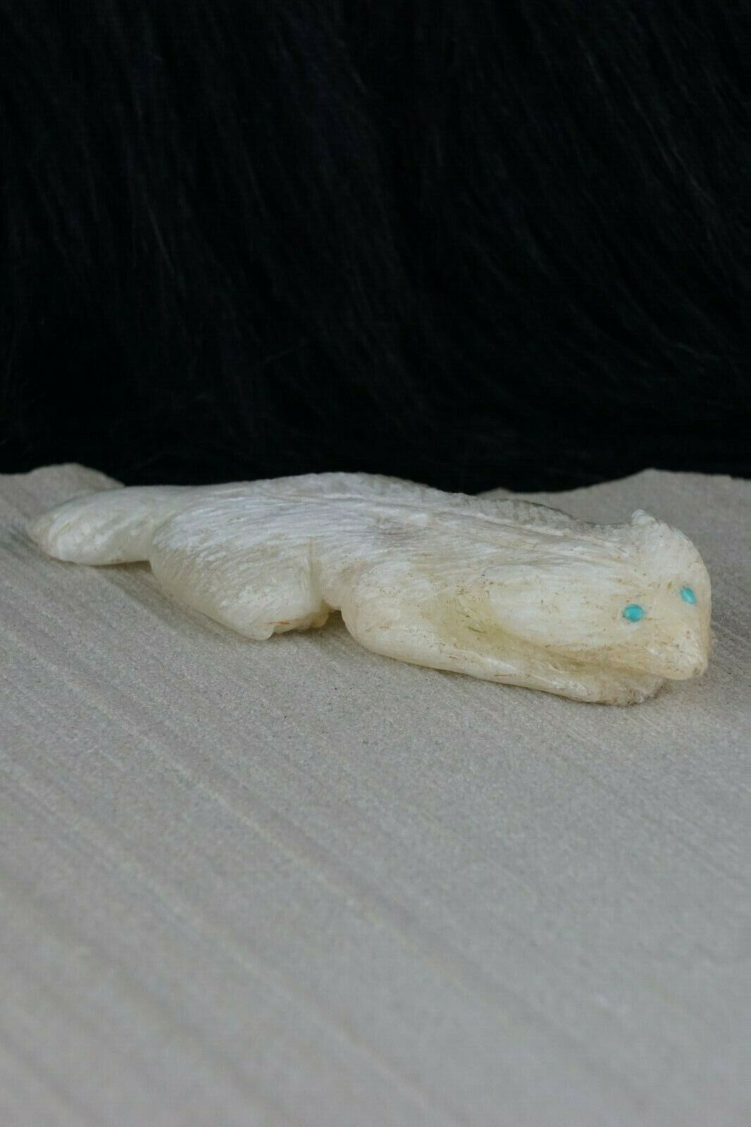 Badger Zuni Fetish Carving - Jonas Hastito - High Lonesome Trading