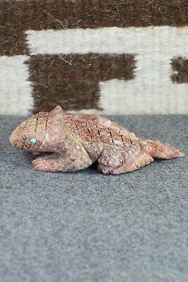Horned Toad Zuni Fetish Carving - Jonas Hustito - High Lonesome Trading