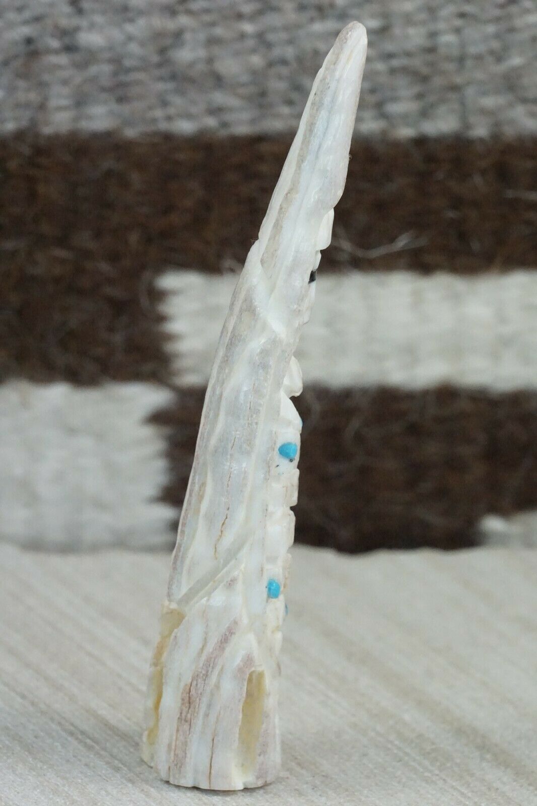 Corn Maiden Zuni Fetish Carving - Jerrold Lahaleon