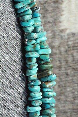 Turquoise & Sterling Silver Necklace - Navajo - High Lonesome Trading