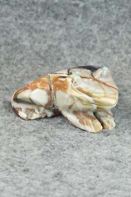 Frog Zuni Fetish Carving - Todd Lowsayatee