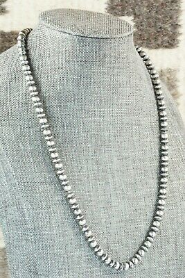 Sterling Silver Navajo Pearl Necklace - Jan Mariano