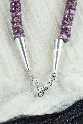 Spiny Oyster & Sterling Silver Necklace - Louise Joe - High Lonesome Trading