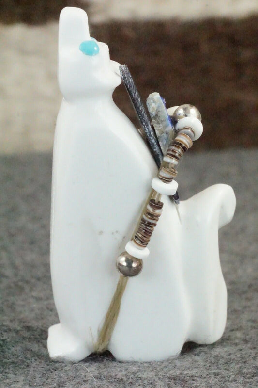 Wolf Zuni Fetish Carving - Lance Deysee