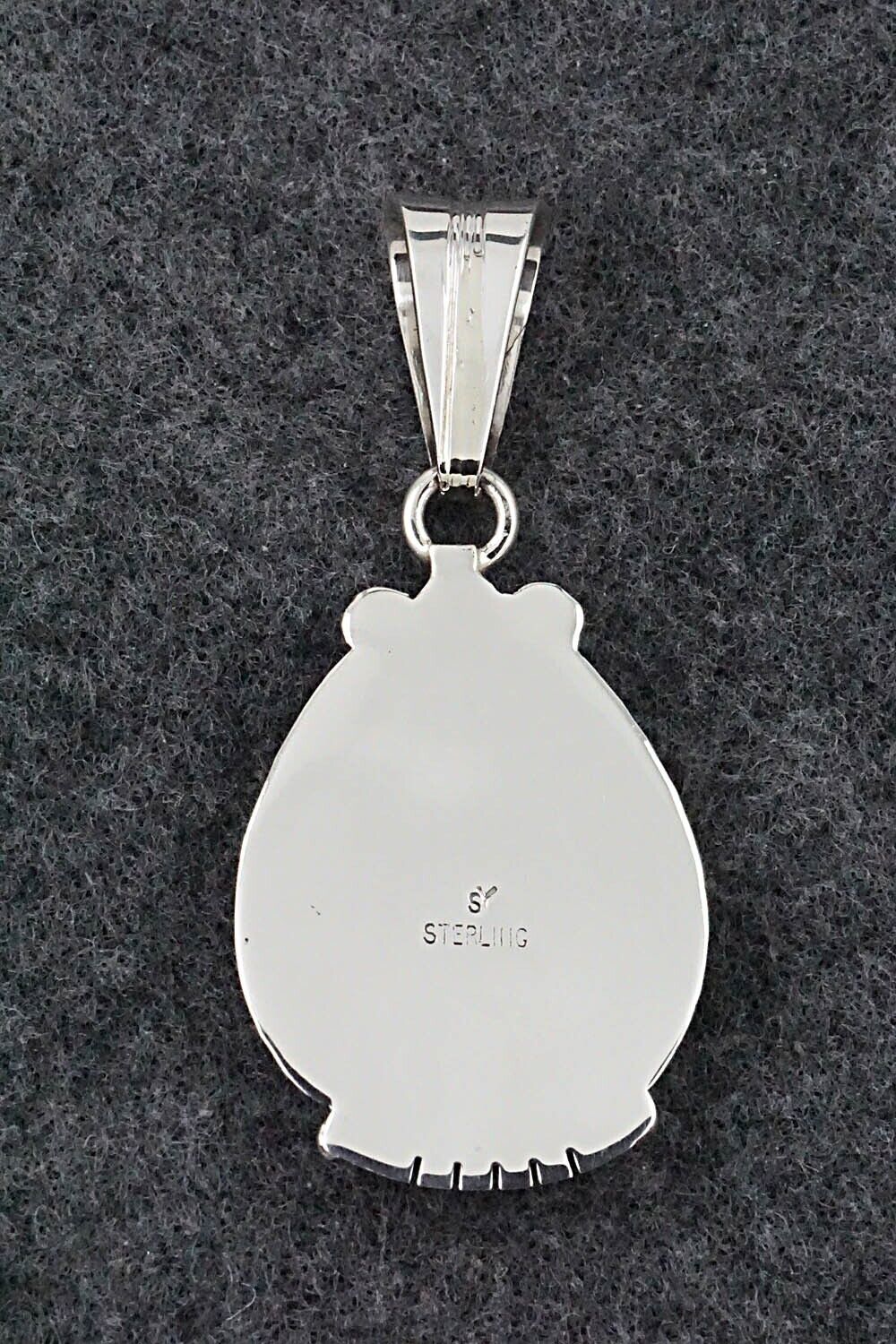 Turquoise & Sterling Silver Pendant - Samuel Yellowhair