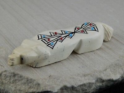 Wolf Zuni Fetish Carving - Terrance Martza - High Lonesome Trading