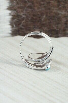 Turquoise & Sterling Silver Ring - Genevieve Francisco - Size 6.5