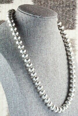 Sterling Silver Navajo Pearl Necklace - Jan Mariano