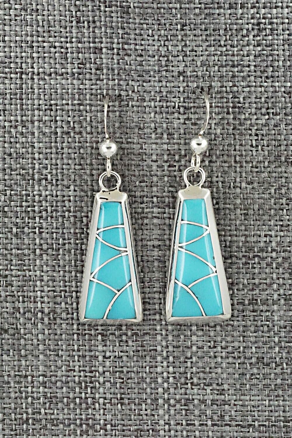 Turquoise & Sterling Silver Earrings - Stewart Tucson