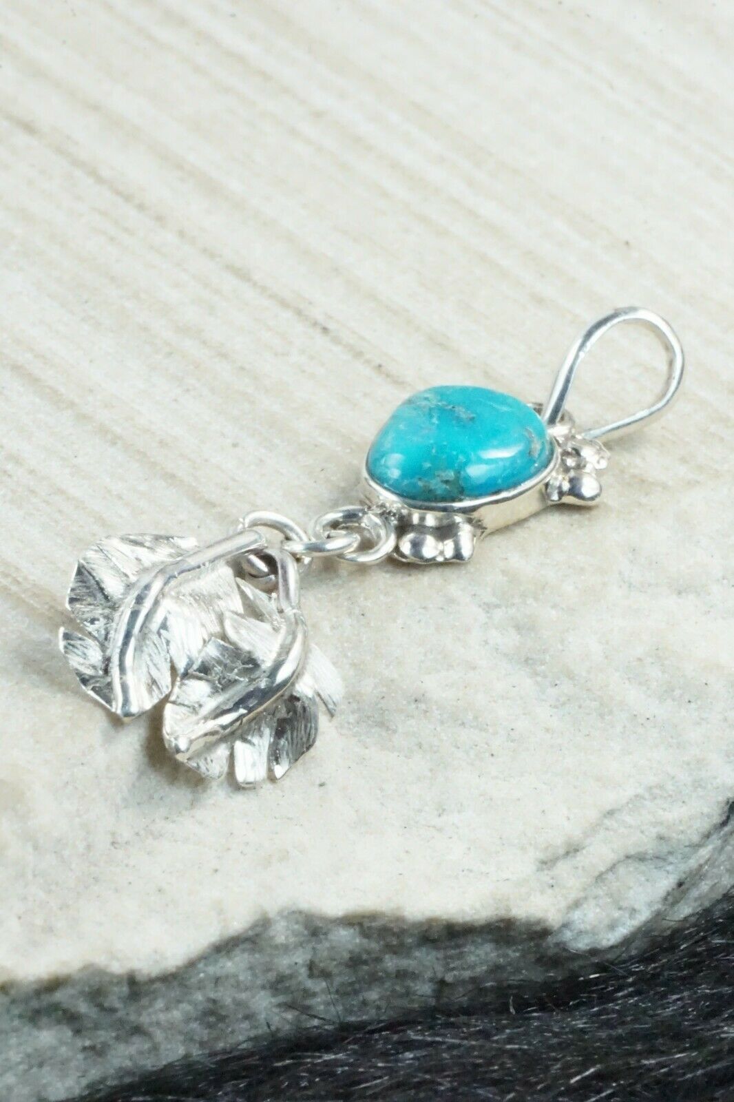Turquoise & Sterling Silver Pendant - Tammy Deysee
